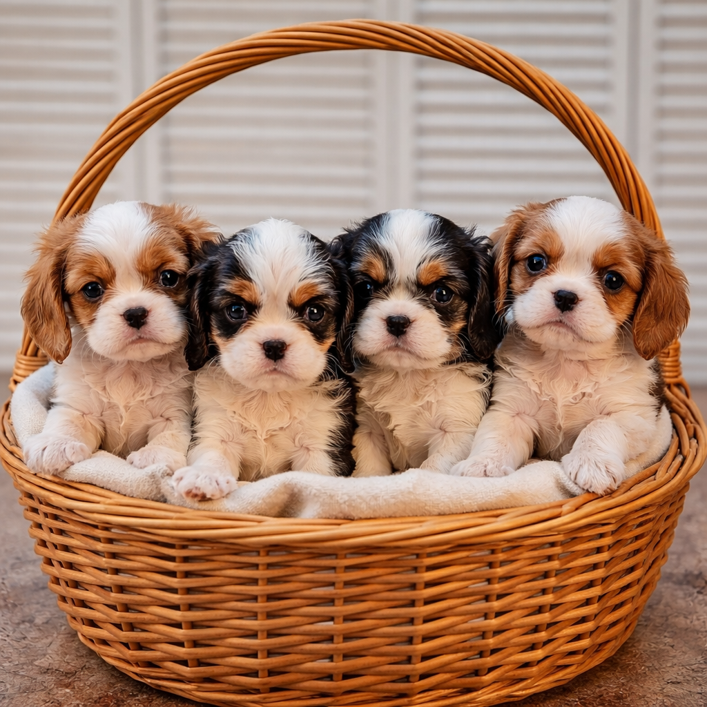 Chiot Cavalier King Charles Spaniel Of little by little